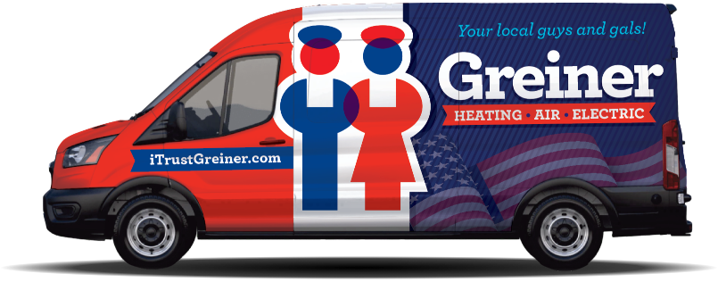 Greiner Heating, Air and Electric truck